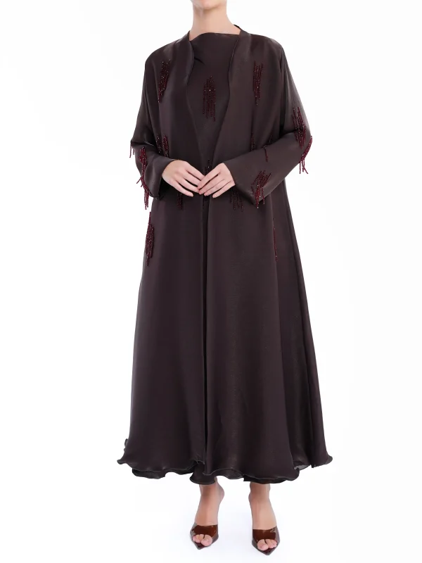 THE LUNAR DRAPE IN BROWN