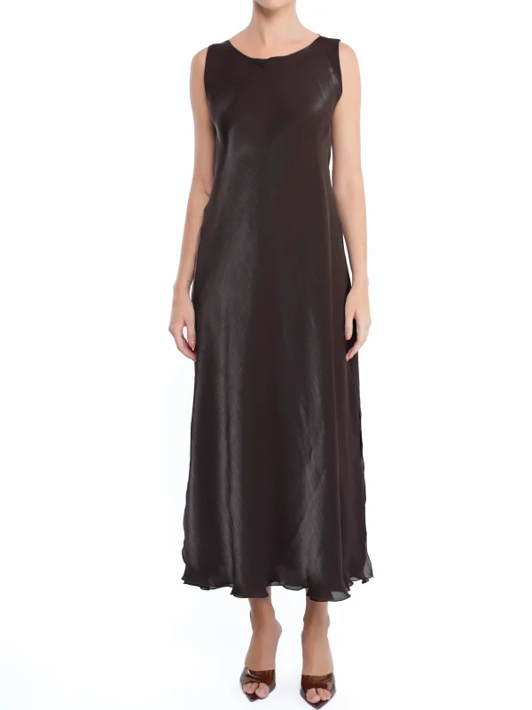 BROWN DRESS